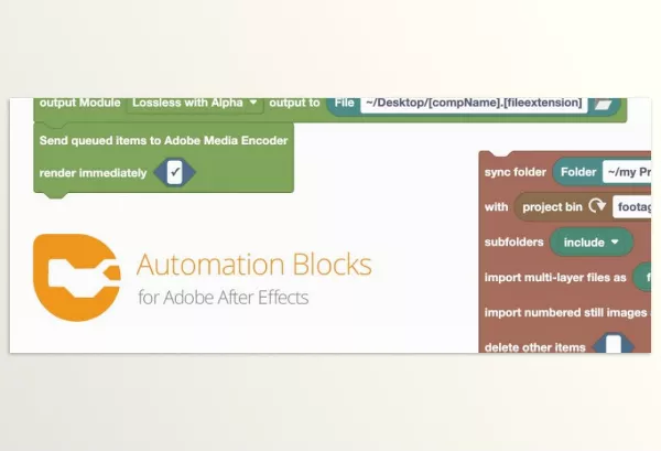 Aescripts – Automation Blocks for After Effects Download v1.0.001 (Win, Mac)