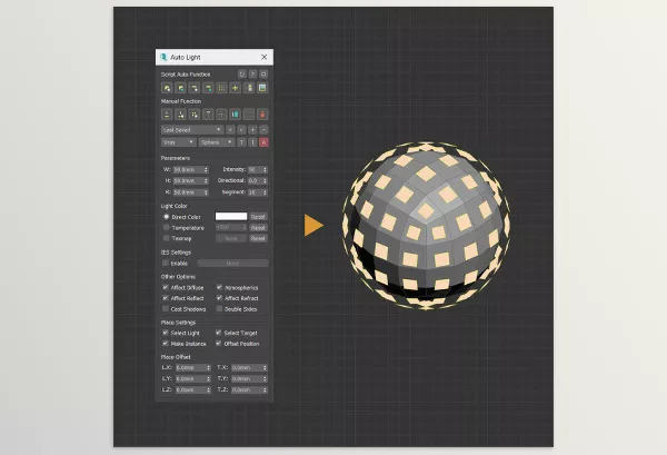 D95 DESIGN – Auto Light Download v1.74 (for 3ds Max)