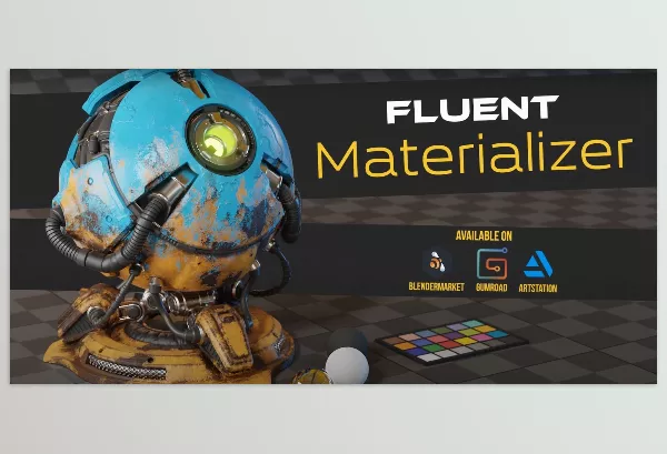 Blender – Fluent Materializer Download v1.9.1 (Material Tool Suite)