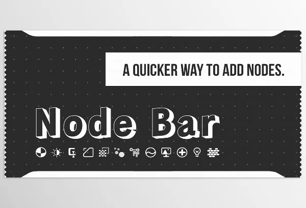 Blender – Node Bar Download v1.1