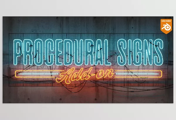 Blender – Procedural Signs Download v1.3.0