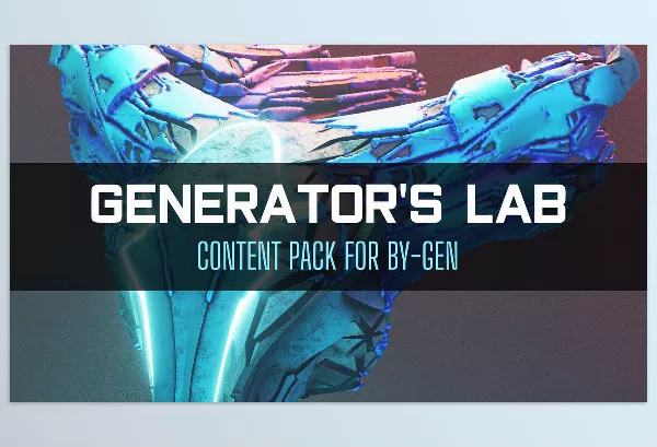 Blender – The Generators Lab With By-Gen Content Pack Download v9.2