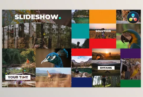 Videohive – Multiscreen Slideshow for DaVinci Resolve Download 50053858