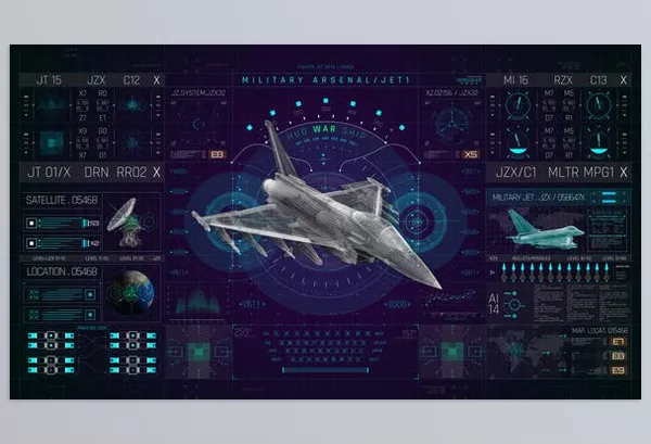 Videohive – HUD PRO Military Jet Download 50169043