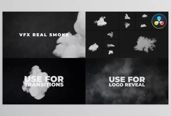 Videohive – VFX Real Smoke for Davinci Resolve Download 50500558