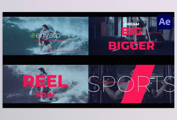 Videohive – Sports Reel for After Effects Download 50585447