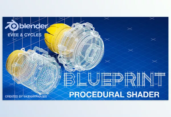 Blender – Blueprint Procedural Shader Download v1