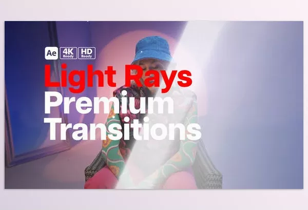 Videohive – Premium Transitions Light Rays Download 50719867