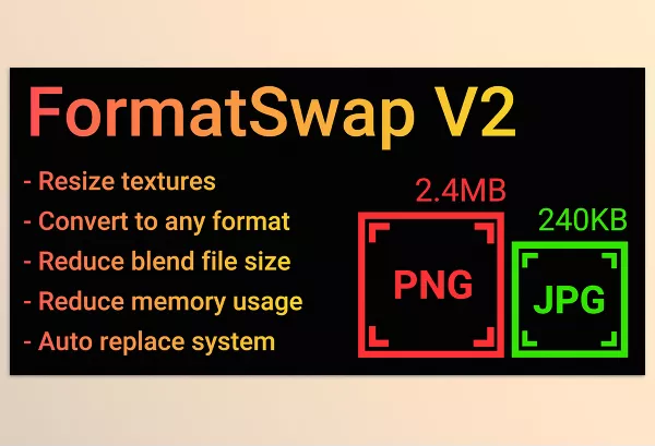 Blender – FormatSwap Download v2.0.2 (Texture Converter)