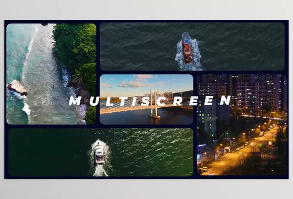 Videohive – Rhythmic Multiscreen Opener Split Screen Slideshow Download 50826327