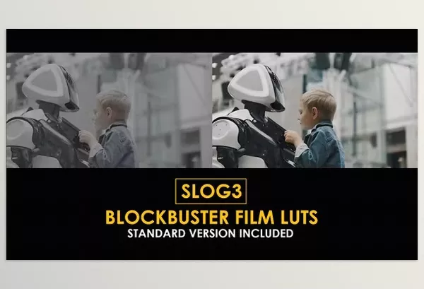 Videohive – Slog3 Blockbuster Films and Standard Color LUTs Download 51047350