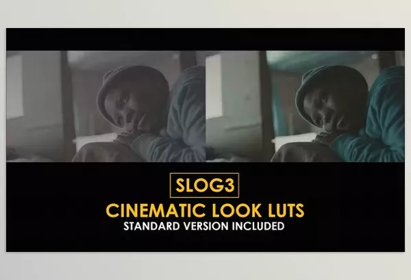 Videohive – Slog3 Cinematic Look and Standard Color LUTs Download 51046255