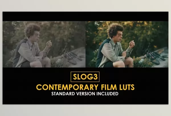 Videohive – Slog3 Contemporary Film and Standard Color LUTs Download 51048036