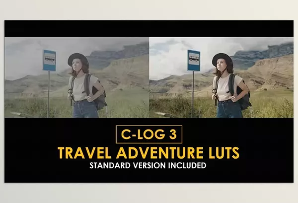 Videohive – C Log3 Travel Adventure and Standard Color LUTs Download 50930907