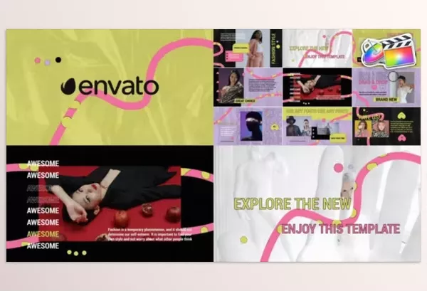 Videohive – Colorful Stylish Slides for FCPX Download 50940309