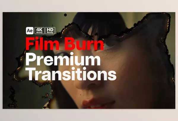 Videohive – Premium Transitions Film Burn Download 51555334