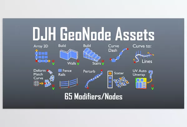 Blender – Djh Geometry Node Assets Download v10