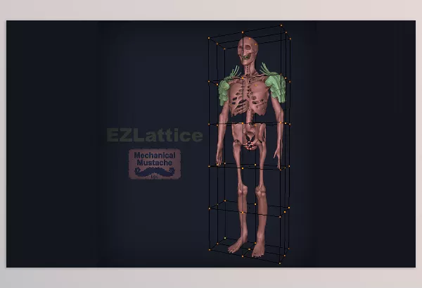 Blender – Ezlattice Download v1.0.1 (For Deforming/Reshaping Models)