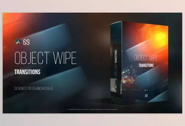 Videohive – Object Wipe Transitions for DaVinci Resolve Download 51416188