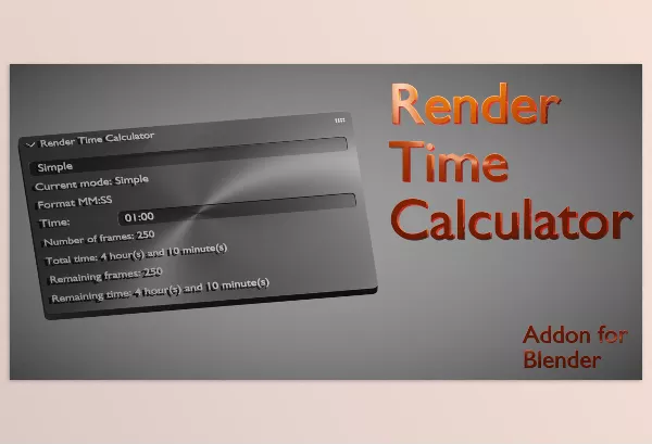 Blender – Render Time Calculator Download v3.0.0