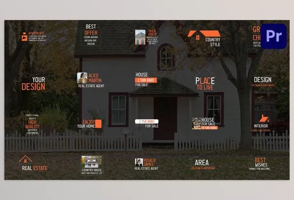 Videohive – Real Estate Titles for Premiere Pro Download 51949632