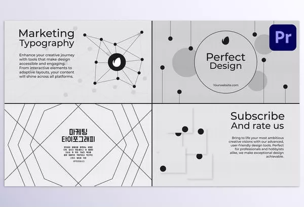 Videohive – Marketing Typography for Premiere Pro Download 51949320