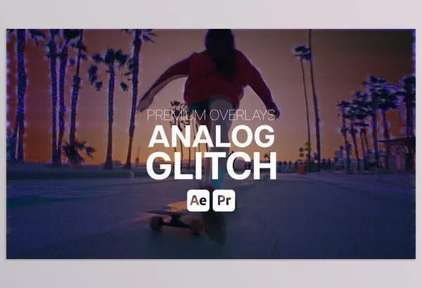 Videohive – Premium Overlays Analog Glitch Download 52260913