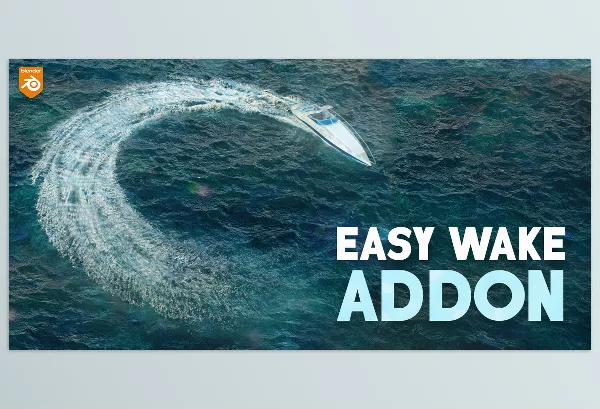 Blender – Easy Wake Download v1.0 (Dynamic Ocean Addon)