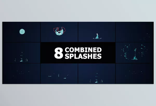 Videohive – Combined Splashes for Premiere Pro Download 52180093