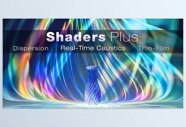 Blender – Shaders Plus Download v4.1 (Caustics, Thin Film, Dispersion For Cycles and Eevee)