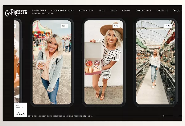G Presets – NP Mobile Preset Pack Download