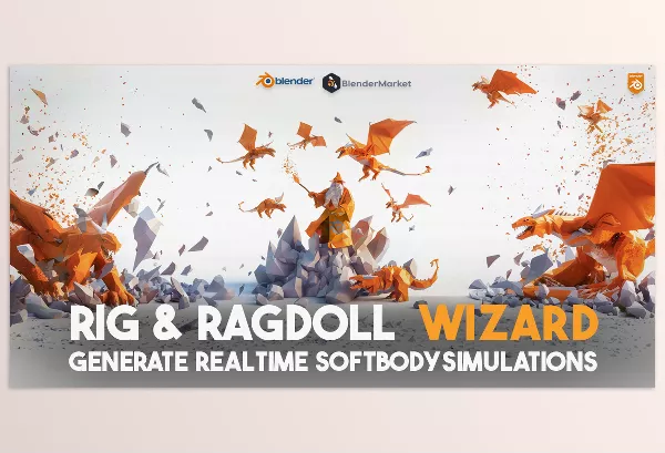 Blender – Auto Rig and Ragdoll Wizard Download v1.0.1