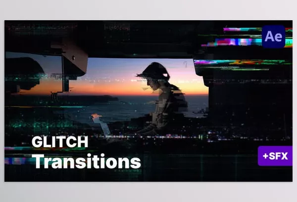 Videohive – Seamless Glitch Transitions Download 52989682