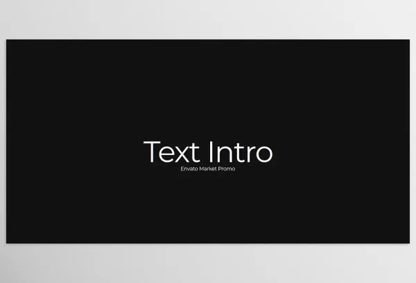 Videohive – Text Intro Download 53237306