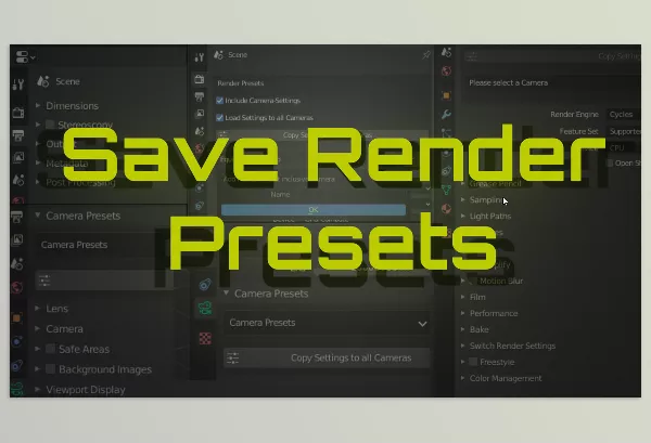 Blender – Save Render Presets Download v1.4.7