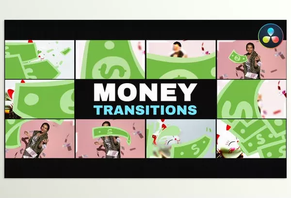 Videohive – Money Transitions DaVinci Resolve Download 53644356