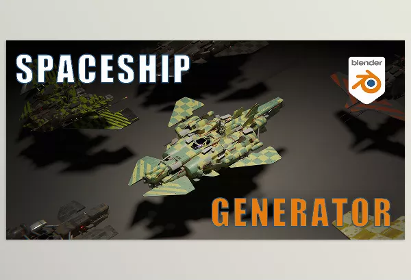 Blender – Procedural Spaceship Generator Download