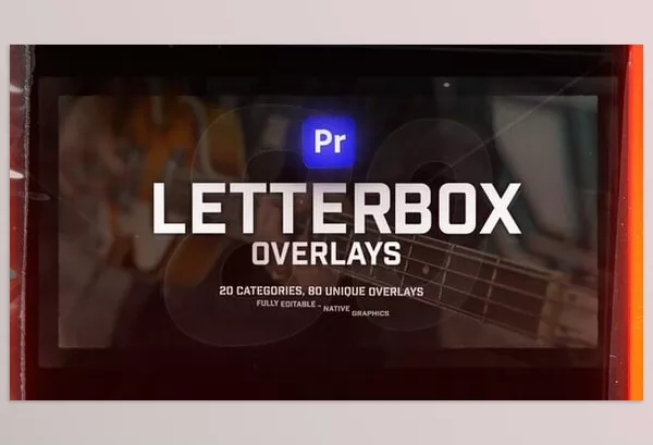 Videohive – Film LetterBox Overlays Pack For Premiere Pro Download 54306060 (Old Film, Grunge, Gritty, Cinematic, Timeless Borders)