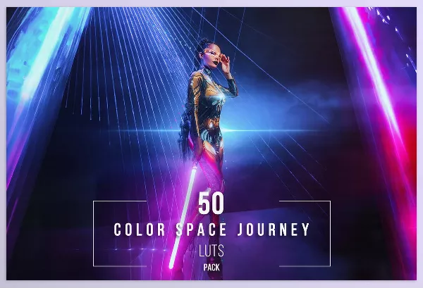 CreativeMarket – 50 Color Space Journey LUTs Pack Download 281823334