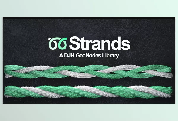 Blender – Djh Strands: A Geonodes Library v4.0 Download