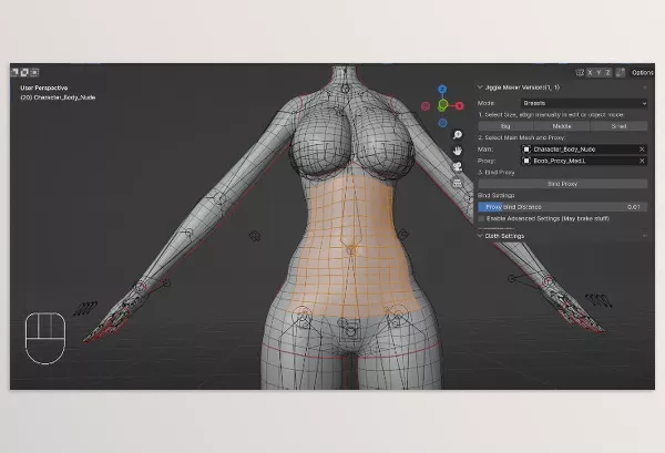 Gumroad – Jiggle Maker Download v1.4 (Dynamic and Realistic Jiggle Physics for Blender)