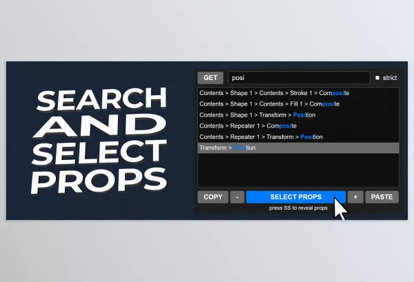 Aescripts – Search and Select Properties Download v1.0.4