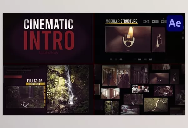 Videohive – Cinematic Intro Slideshow for After Effects Download 55301154