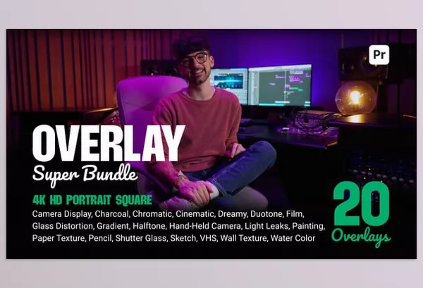 Videohive – Overlay Super Bundle for Premiere Pro Download 55410105