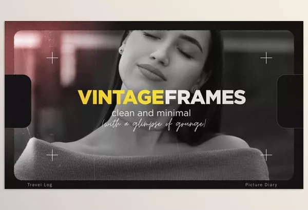 Videohive – Vintage Frames Slideshow Download 55381352