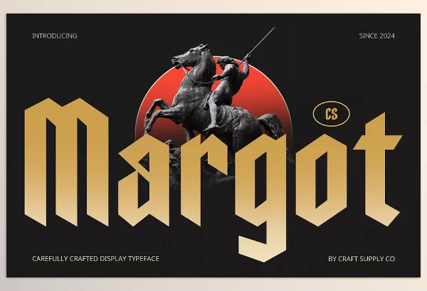 Creative Market – CS Margot Blackletter Font Download 289629635