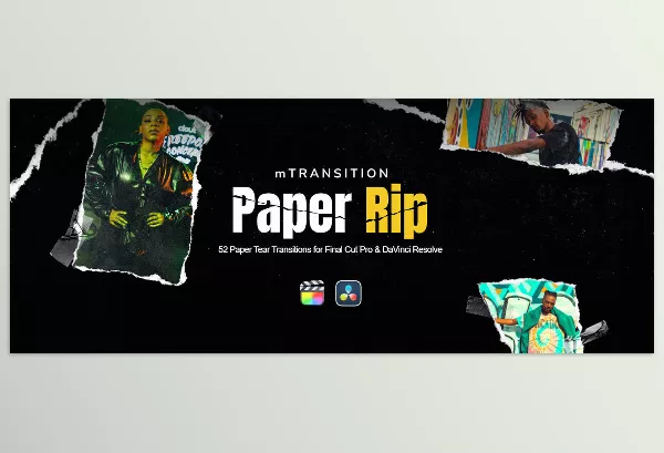 MotionVFX – mTransition Paper Rip Download