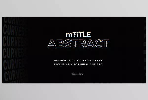 MotionVFX – mTitle Abstract Download