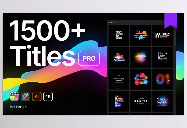 EasyEdit pro – Titles Pro for Final Cut Pro Download