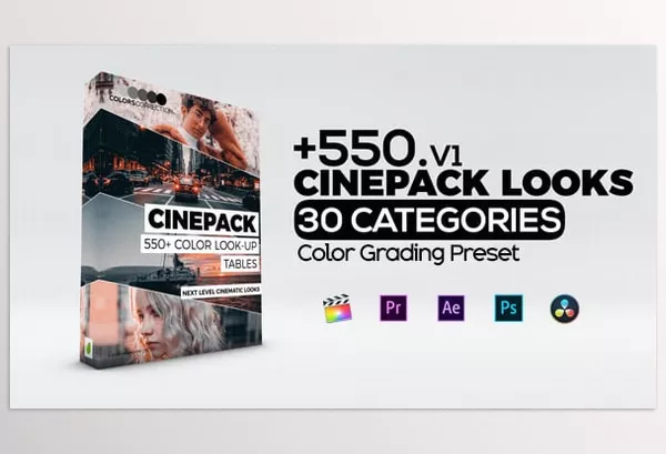 Videohive – Cinepack Download 23449210 (LUT Color Correction Presets)